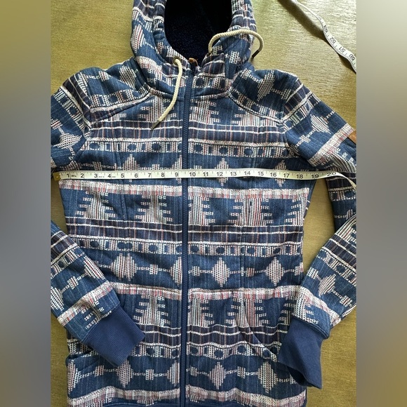 Roxy SNOW Junior's Frost Printed Fleece Jacket - medium - Picture 7 of 13